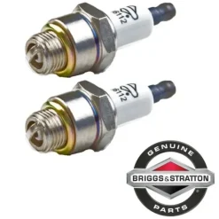2 Pack Genuine Briggs & Stratton 796112 Spark Plug Fits Champion J19LM RJ19LM - Affordable Parts & Accessories for Motor Vehicles — Shop with Confidence