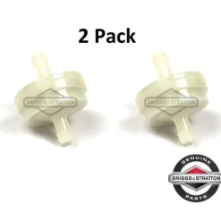2 Pack Genuine Briggs & Stratton 394358 Fuel Filter 75 Micron OEM - Affordable Parts & Accessories for Motor Vehicles — Shop with Confidence