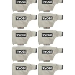 10 Pack Genuine Ryobi 204443001 Dust Bag with Frame For P450 18V Belt Sander - Affordable Parts & Accessories for Motor Vehicles — Shop with Confidence