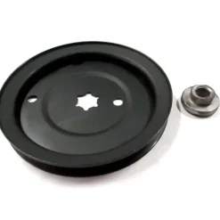 Genuine MTD 956-04002 Pulley & Hub Fits Bolens Craftsman Troy-Bilt Huskee White - Affordable Parts & Accessories for Motor Vehicles — Shop with Confidence