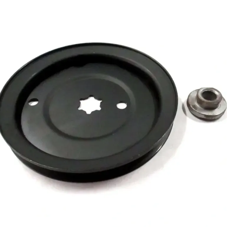 Genuine MTD 956-04002 Pulley & Hub Fits Bolens Craftsman Troy-Bilt Huskee White - Affordable Parts & Accessories for Motor Vehicles — Shop with Confidence